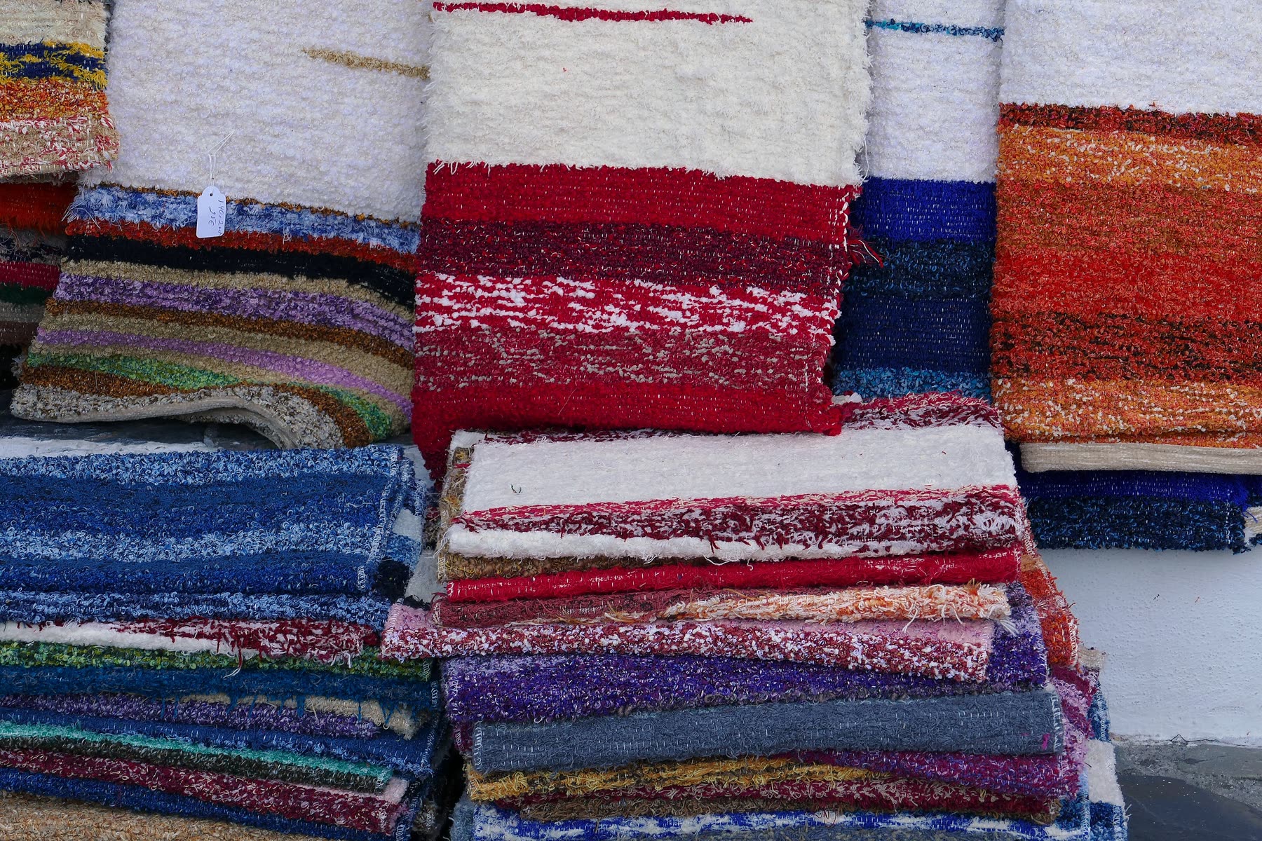 Jarapas de colores en Pampaneira